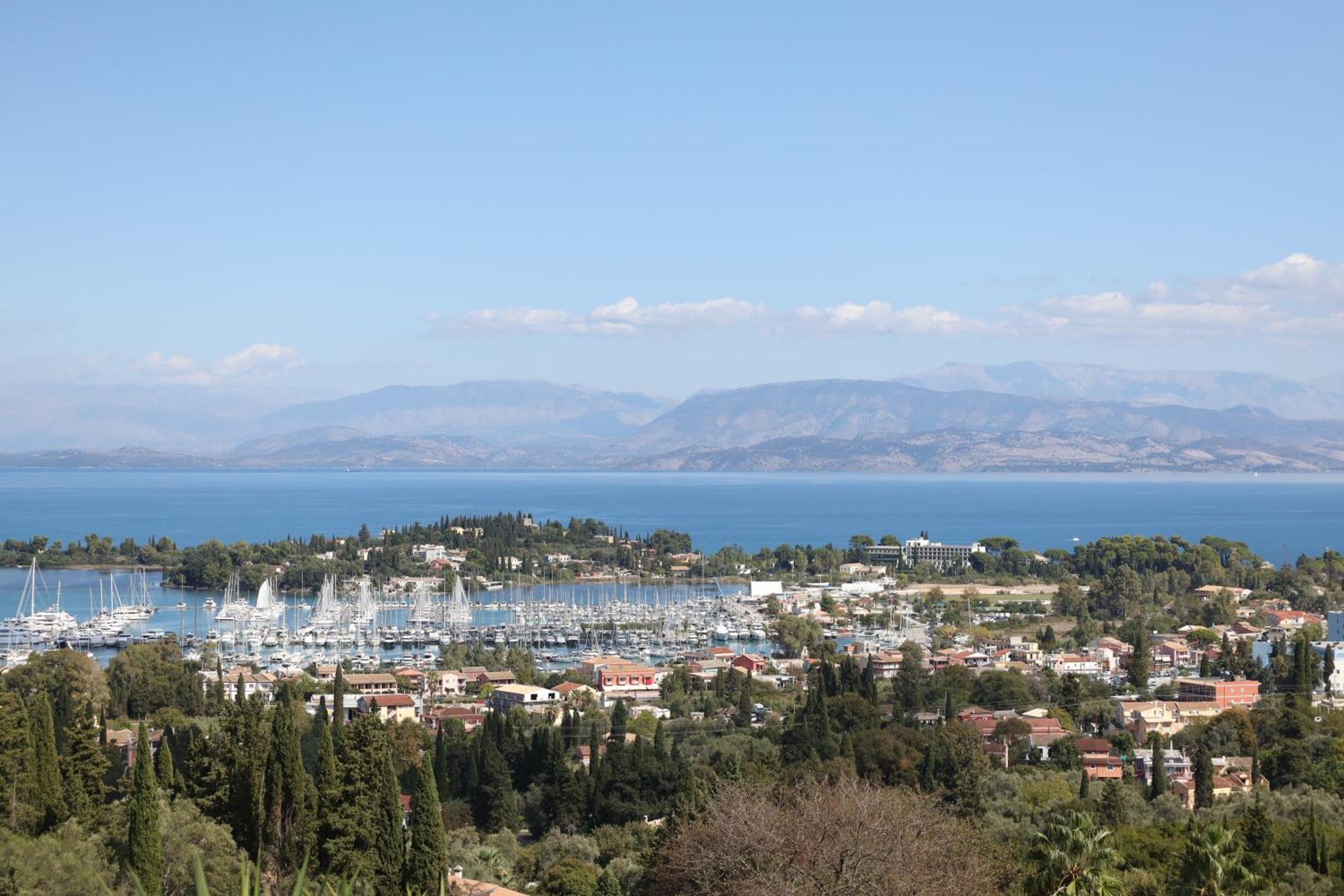 Casa T With Amazing Views In Corfu Villa Kontokali Esterno foto