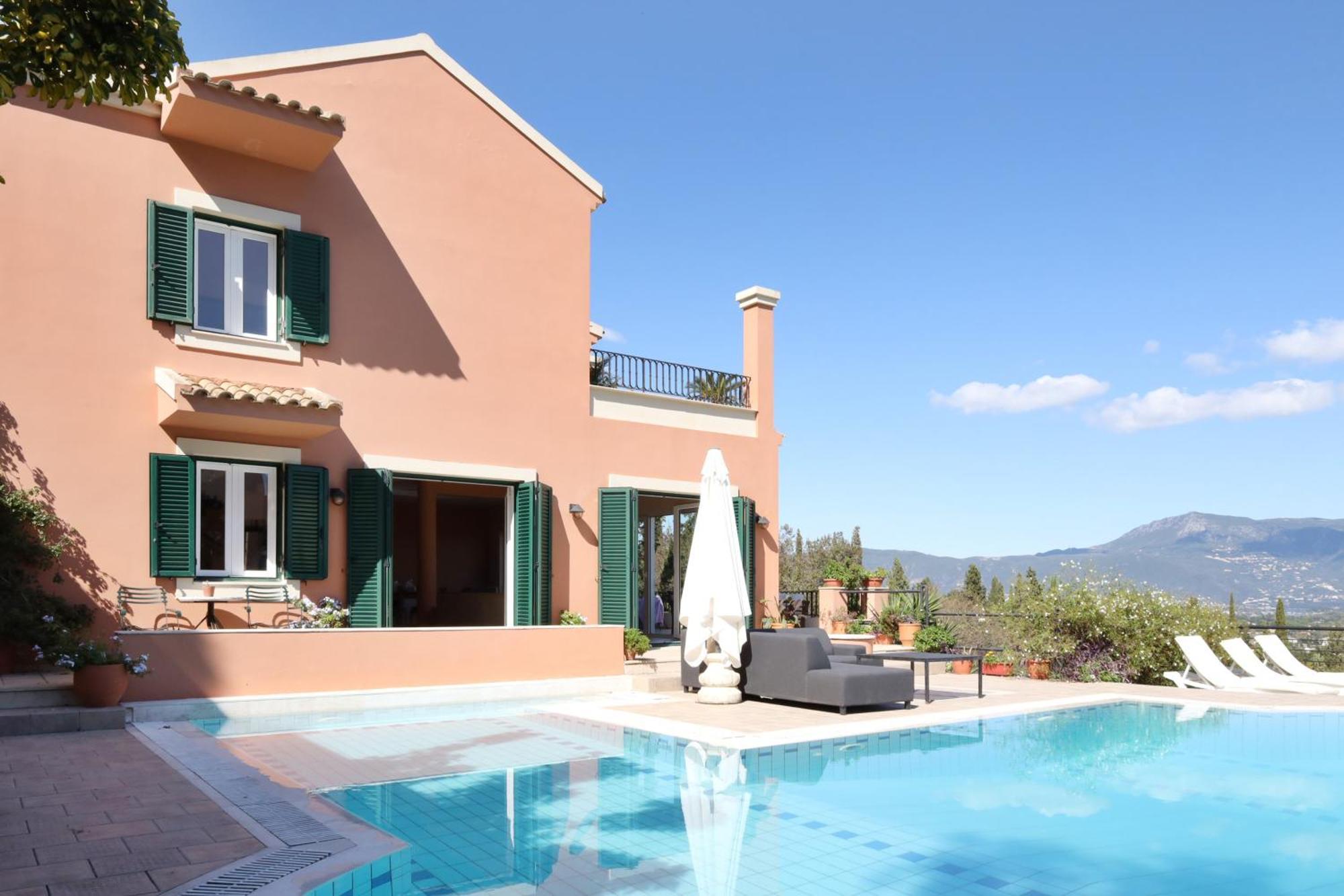 Casa T With Amazing Views In Corfu Villa Kontokali Esterno foto