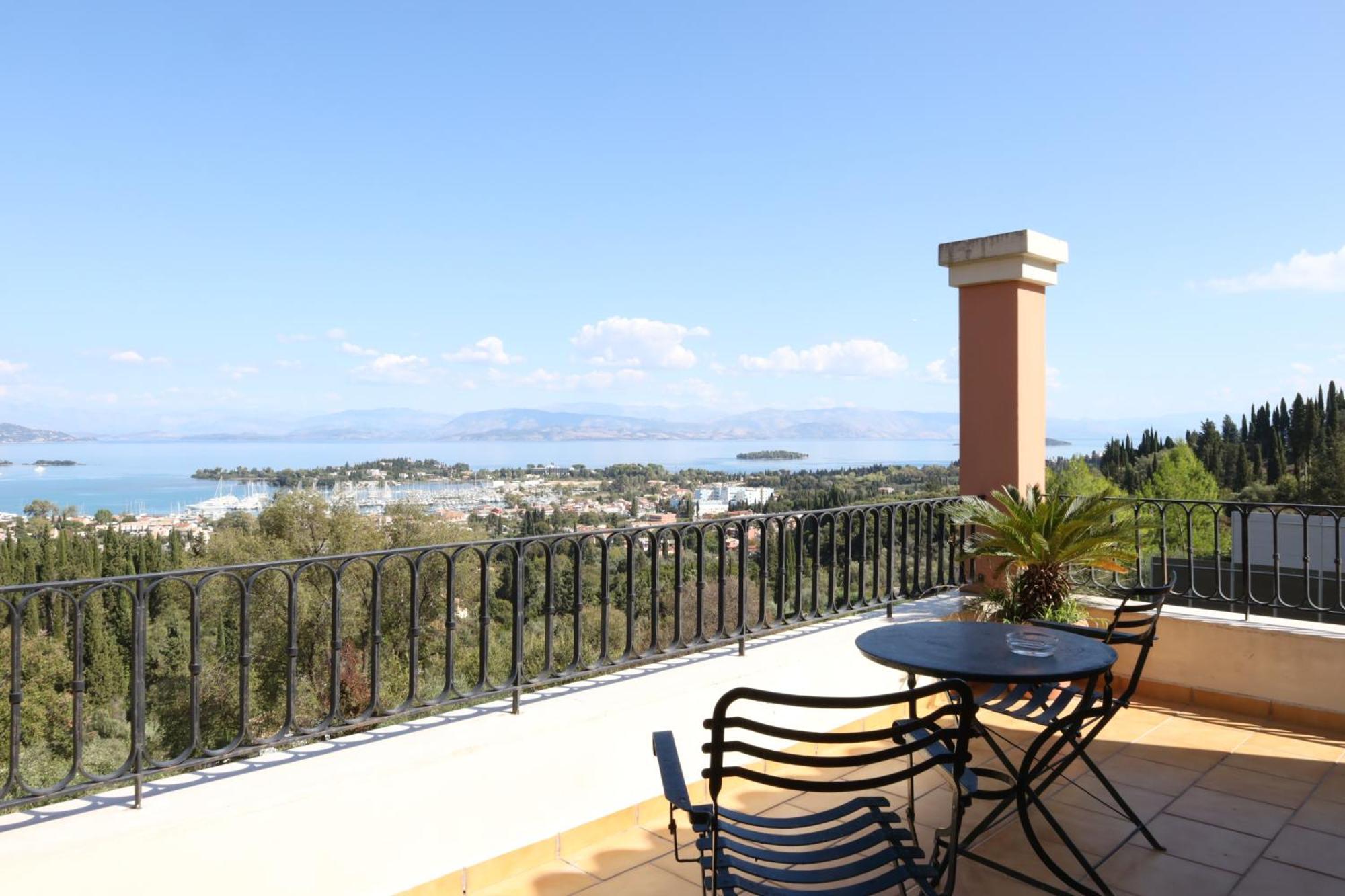 Casa T With Amazing Views In Corfu Villa Kontokali Esterno foto